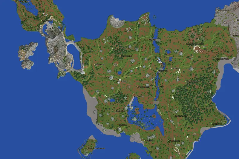 top down map of the converted limgrave
